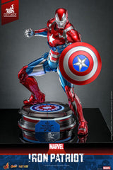 Marvel Comic Diecast Masterpiece Action Figure 1/6 Iron Patriot Hot Toys Exclusive 32 cm 913805