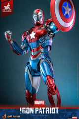 Marvel Comic Diecast Masterpiece Action Figure 1/6 Iron Patriot Hot Toys Exclusive 32 cm 4895228619174