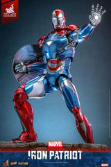 Marvel Comic Diecast Masterpiece Action Figure 1/6 Iron Patriot Hot Toys Exclusive 32 cm 913805