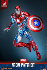 Marvel Comic Diecast Masterpiece Action Figure 1/6 Iron Patriot Hot Toys Exclusive 32 cm 913805