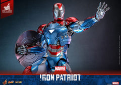 Marvel Comic Diecast Masterpiece Action Figure 1/6 Iron Patriot Hot Toys Exclusive 32 cm 913805