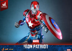 Marvel Comic Diecast Masterpiece Action Figure 1/6 Iron Patriot Hot Toys Exclusive 32 cm 913805