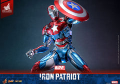 Marvel Comic Diecast Masterpiece Action Figure 1/6 Iron Patriot Hot Toys Exclusive 32 cm 913805