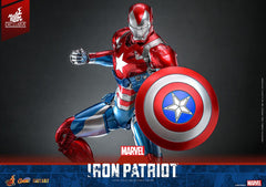 Marvel Comic Diecast Masterpiece Action Figure 1/6 Iron Patriot Hot Toys Exclusive 32 cm 913805