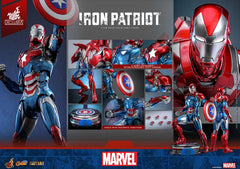 Marvel Comic Diecast Masterpiece Action Figure 1/6 Iron Patriot Hot Toys Exclusive 32 cm 913805