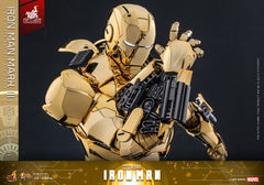 Iron Man Movie Masterpiece Diecast Action Figure 1/6 Iron Man Mark III (Gold Color Version) Hot Toys Exclusive 33 cm 913832