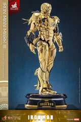 Iron Man Movie Masterpiece Diecast Action Figure 1/6 Iron Man Mark III (Gold Color Version) Hot Toys Exclusive 33 cm 913832