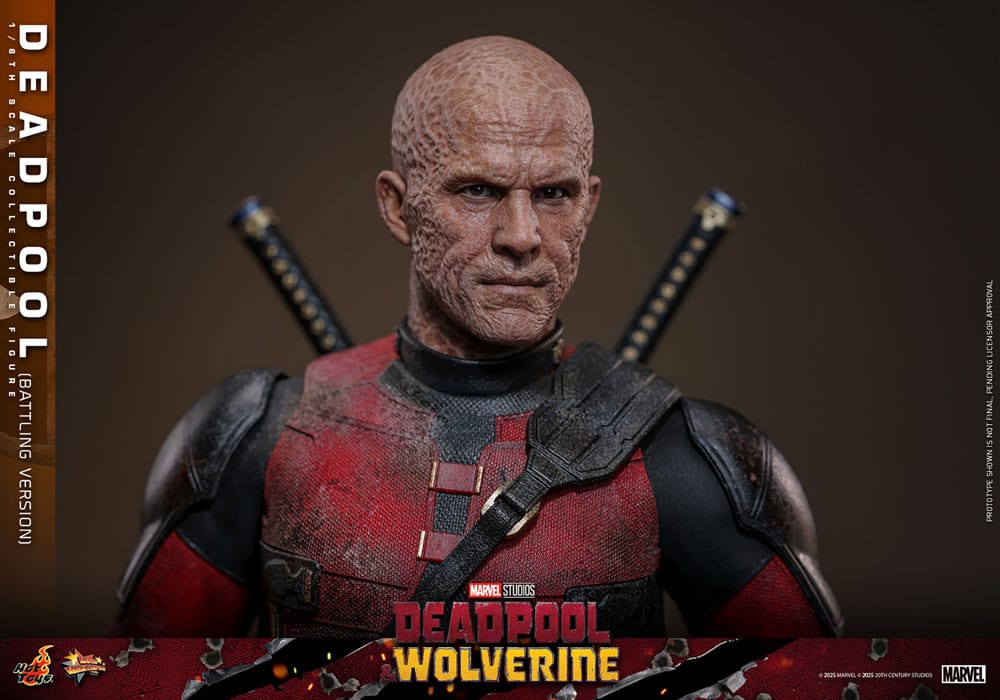 Deadpool & Wolverine Movie Masterpiece Action Figure 1/6 Deadpool (Battling Version) 31 cm 4895228620347