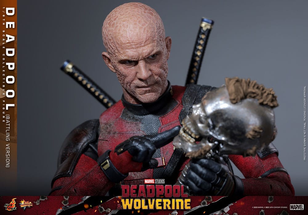 Deadpool & Wolverine Movie Masterpiece Action Figure 1/6 Deadpool (Battling Version) 31 cm 4895228620347