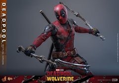 Deadpool & Wolverine Movie Masterpiece Action Figure 1/6 Deadpool (Battling Version) 31 cm 4895228620347