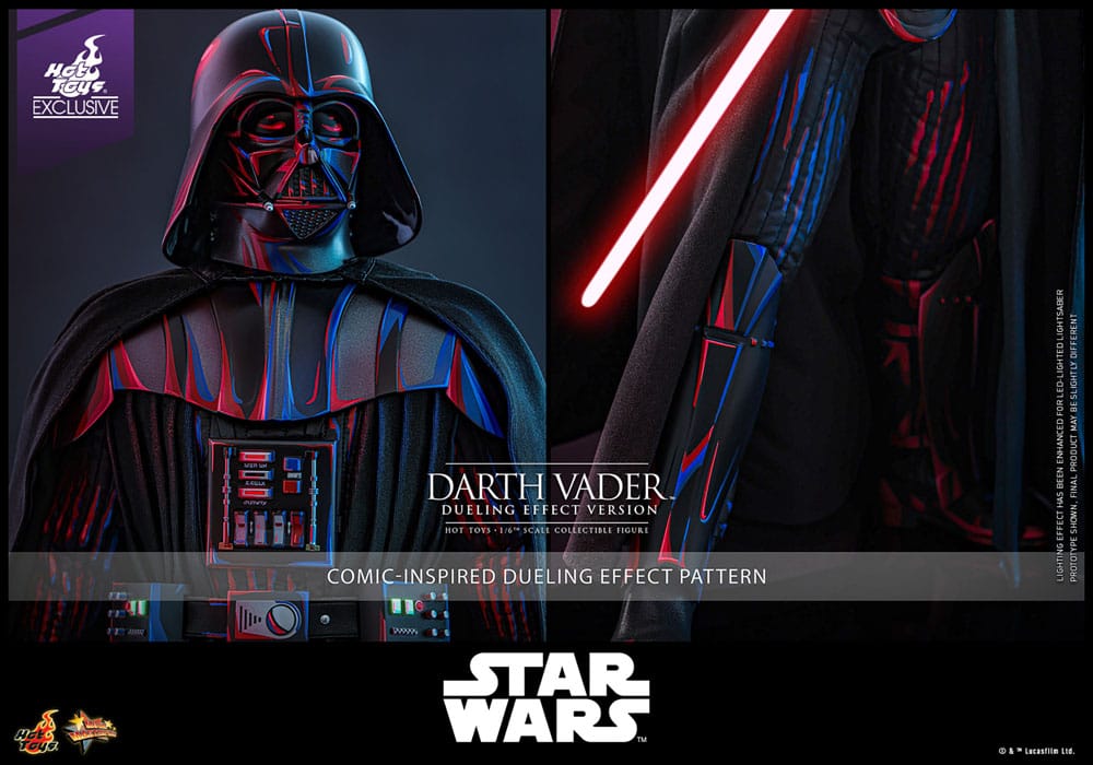 Star Wars Movie Masterpiece Action Figure 1/6 Darth Vader (Dueling Effect Version) Hot Toys Exclusive 35 cm 4895228620224