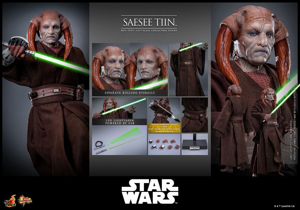 Star Wars: Episode III - Revenge of the Sith Movie Masterpiece Action Figure 1/6 Saesee Tiin 31 cm 4895228622266