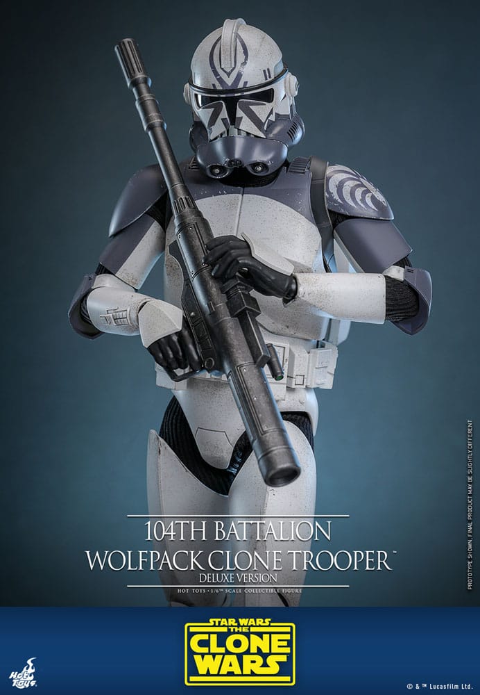 Star Wars The Clone Wars Action Figure 1/6 104th Battalion Wolfpack Clone Trooper Deluxe Version 30 cm 9140662
