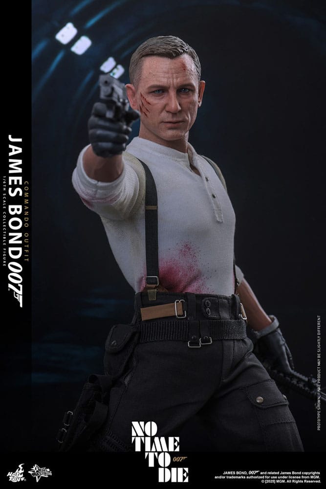 No Time To Die Movie Masterpiece Action Figure 1/6 James Bond (Commando Outfit) Hot Toys Exclusive 30 cm 4895228621603