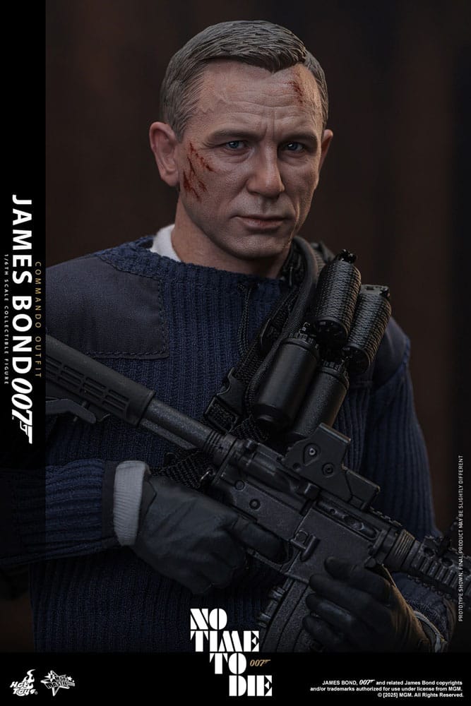 No Time To Die Movie Masterpiece Action Figure 1/6 James Bond (Commando Outfit) Hot Toys Exclusive 30 cm 4895228621603