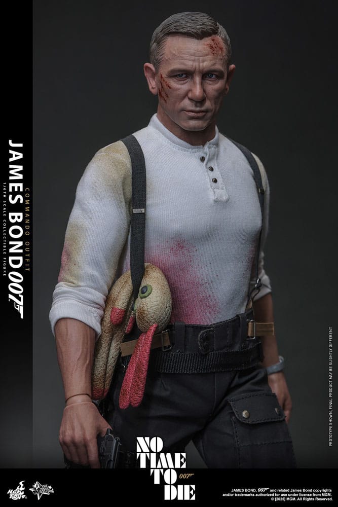 No Time To Die Movie Masterpiece Action Figure 1/6 James Bond (Commando Outfit) Hot Toys Exclusive 30 cm 4895228621603