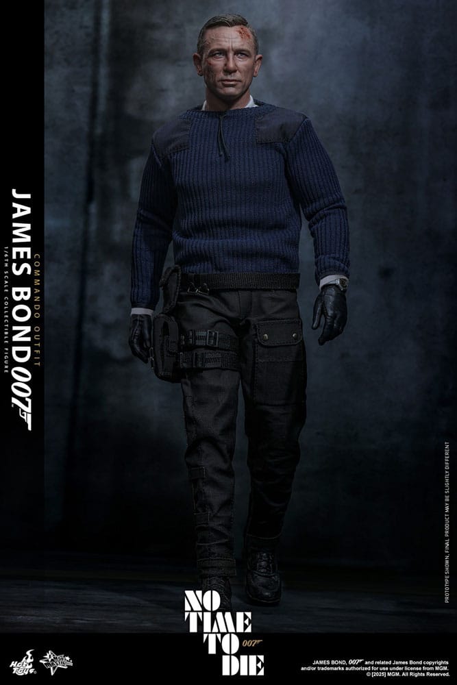 No Time To Die Movie Masterpiece Action Figure 1/6 James Bond (Commando Outfit) Hot Toys Exclusive 30 cm 4895228621603