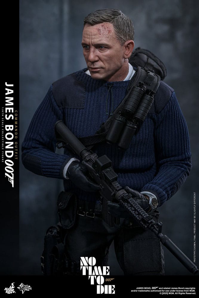 No Time To Die Movie Masterpiece Action Figure 1/6 James Bond (Commando Outfit) Hot Toys Exclusive 30 cm 4895228621603