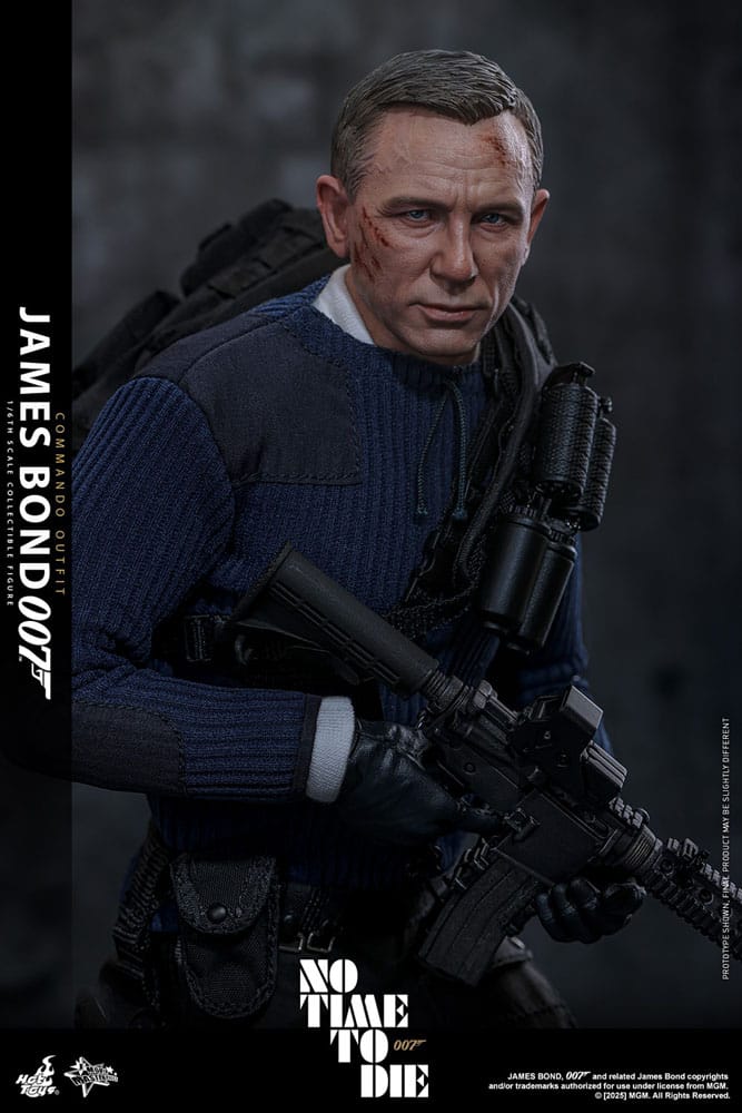 No Time To Die Movie Masterpiece Action Figure 1/6 James Bond (Commando Outfit) Hot Toys Exclusive 30 cm 4895228621603