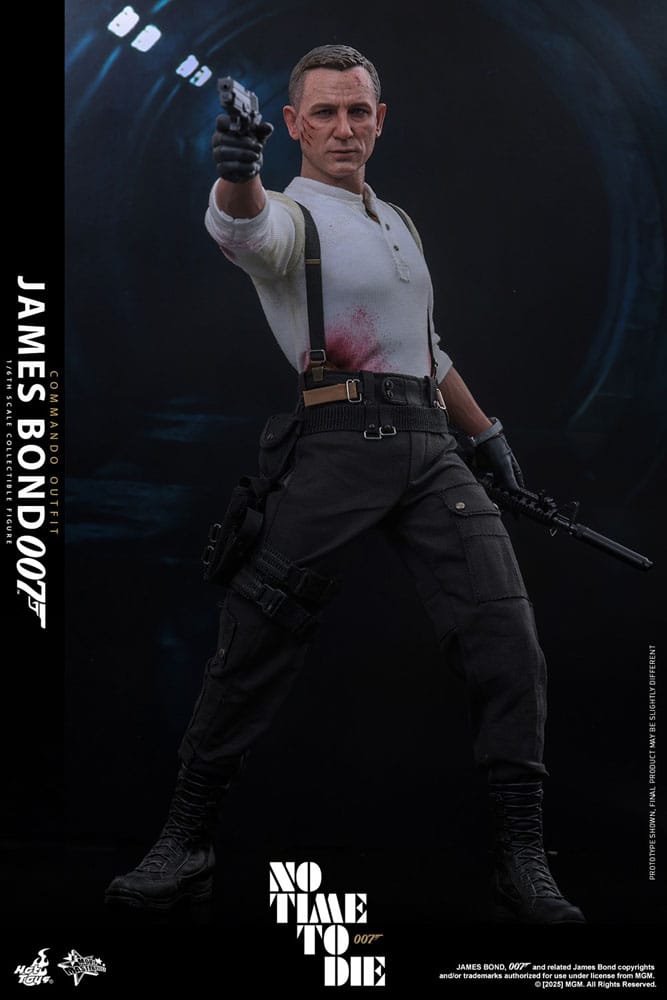 No Time To Die Movie Masterpiece Action Figure 1/6 James Bond (Commando Outfit) Hot Toys Exclusive 30 cm 4895228621603