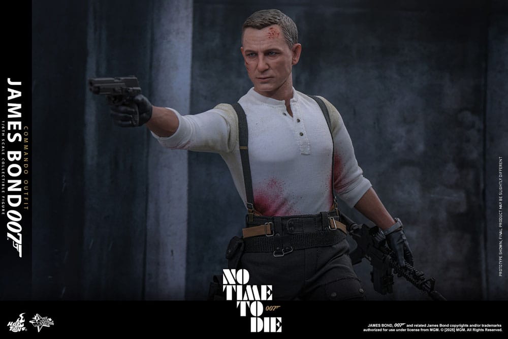 No Time To Die Movie Masterpiece Action Figure 1/6 James Bond (Commando Outfit) Hot Toys Exclusive 30 cm 4895228621603