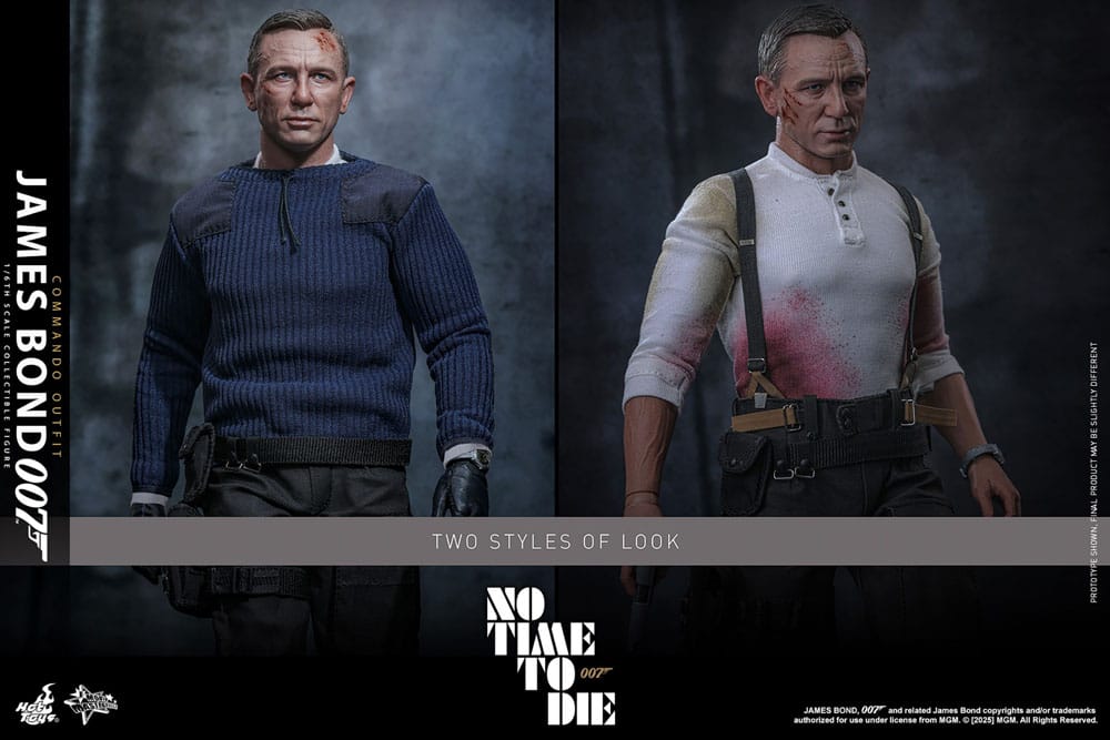 No Time To Die Movie Masterpiece Action Figure 1/6 James Bond (Commando Outfit) Hot Toys Exclusive 30 cm 4895228621603