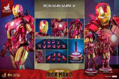 Iron Man Movie Masterpiece Diecast Action Figure 1/6 Iron Man Mark VI (Fractal Armor) Hot Toys Exclusive 33 cm 4895228620613