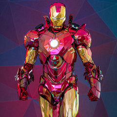 Iron Man Movie Masterpiece Diecast Action Figure 1/6 Iron Man Mark VI (Fractal Armor) Hot Toys Exclusive 33 cm 4895228620613