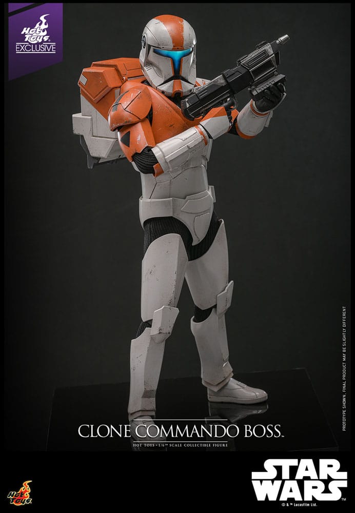 Star Wars: The Clone Wars Action Figure 1/6 Clone Commando Boss Hot Toys Exclusive 30 cm 4895228620972