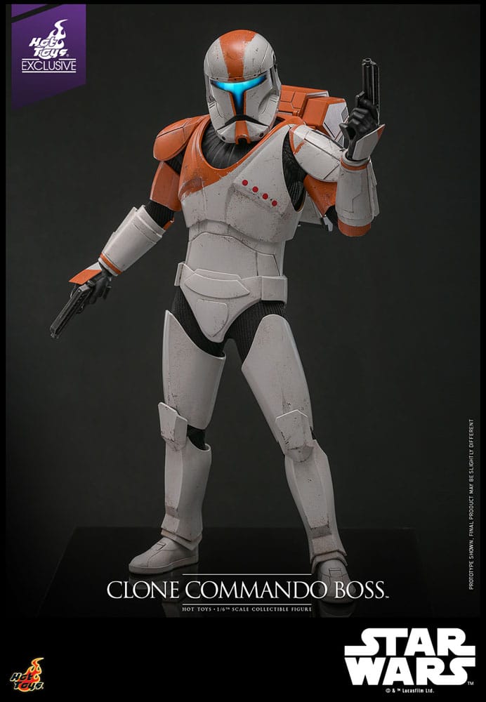 Star Wars: The Clone Wars Action Figure 1/6 Clone Commando Boss Hot Toys Exclusive 30 cm 4895228620972