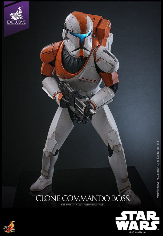 Star Wars: The Clone Wars Action Figure 1/6 Clone Commando Boss Hot Toys Exclusive 30 cm 4895228620972