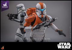 Star Wars: The Clone Wars Action Figure 1/6 Clone Commando Boss Hot Toys Exclusive 30 cm 4895228620972