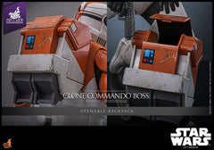 Star Wars: The Clone Wars Action Figure 1/6 Clone Commando Boss Hot Toys Exclusive 30 cm 4895228620972