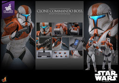 Star Wars: The Clone Wars Action Figure 1/6 Clone Commando Boss Hot Toys Exclusive 30 cm 4895228620972