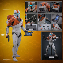 Star Wars: The Clone Wars Action Figure 1/6 Clone Commando Boss Hot Toys Exclusive 30 cm 4895228620972
