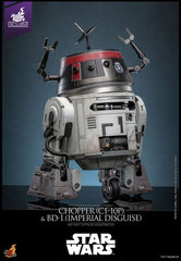Star Wars Action Figure Set 1/6 Chopper (C1-10P&trade) & BD-1&trade (Imperial Disguise) 18 cm & 8 cm 4895228620989