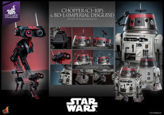 Star Wars Action Figure Set 1/6 Chopper (C1-10P&trade) & BD-1&trade (Imperial Disguise) 18 cm & 8 cm 4895228620989