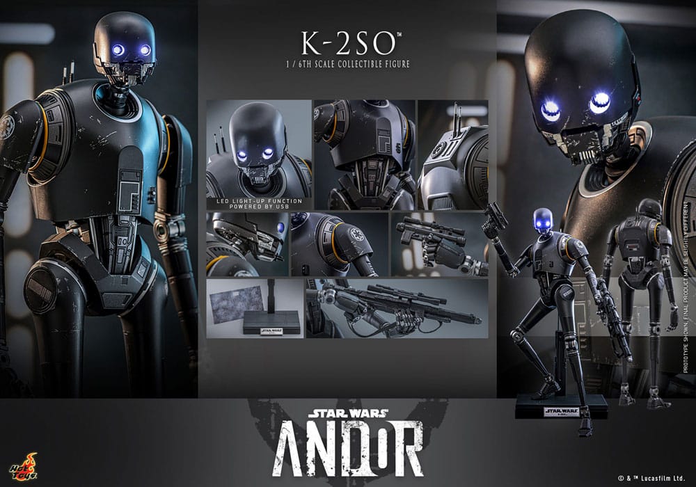 Star Wars: Andor Action Figure 1/6 K-2SO 36 cm 4895228621443