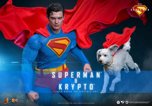 Superman (2025) Movie Masterpiece Action Figure 1/6 Superman & Krypto 33 cm 4895228621696
