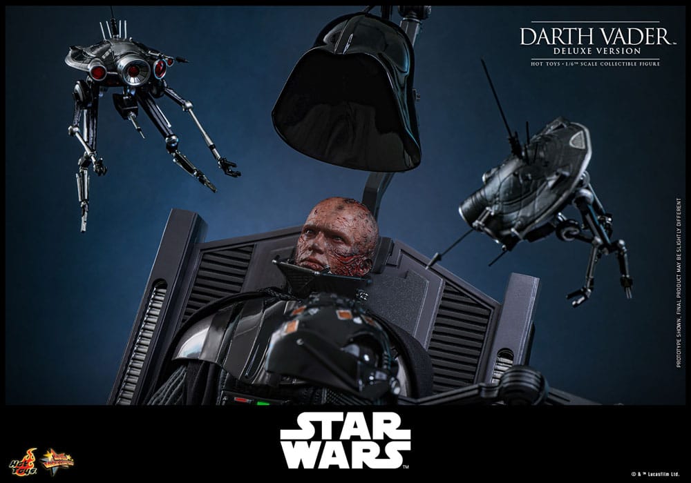 Star Wars: Episode III - Revenge of the Sith Movie Masterpiece Action Figure 1/6 Darth Vader (Deluxe Version) 35 cm 4895228621689