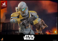 Star Wars: The Clone Wars Action Figure 1/6 Clone Commando Gregor Hot Toys Exclusive 30 cm 4895228621436