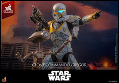 Star Wars: The Clone Wars Action Figure 1/6 Clone Commando Gregor Hot Toys Exclusive 30 cm 4895228621436