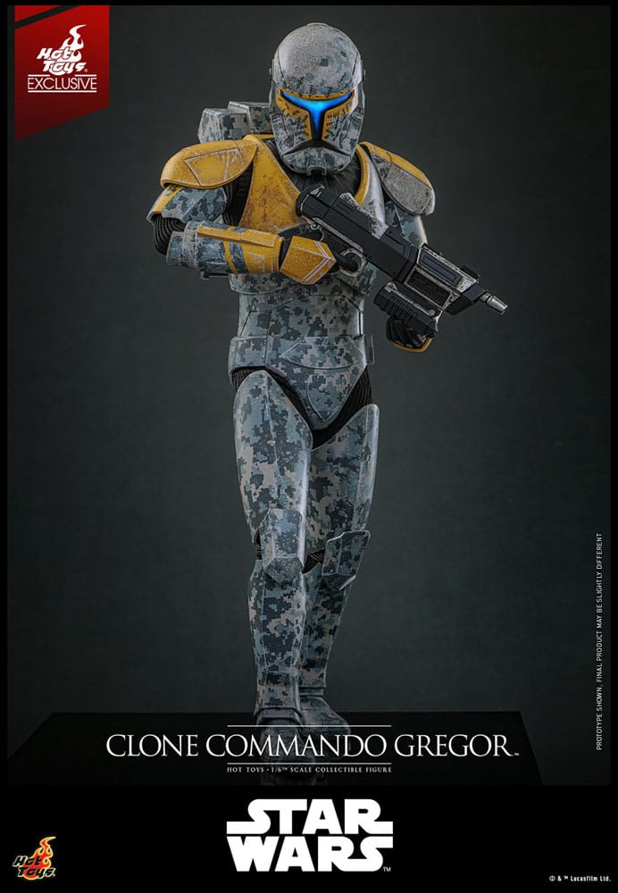 Star Wars: The Clone Wars Action Figure 1/6 Clone Commando Gregor Hot Toys Exclusive 30 cm 4895228621436