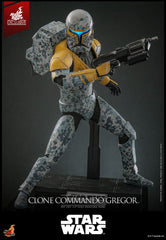 Star Wars: The Clone Wars Action Figure 1/6 Clone Commando Gregor Hot Toys Exclusive 30 cm 4895228621436
