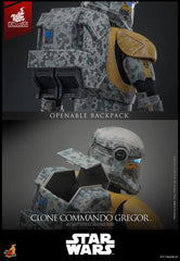 Star Wars: The Clone Wars Action Figure 1/6 Clone Commando Gregor Hot Toys Exclusive 30 cm 4895228621436