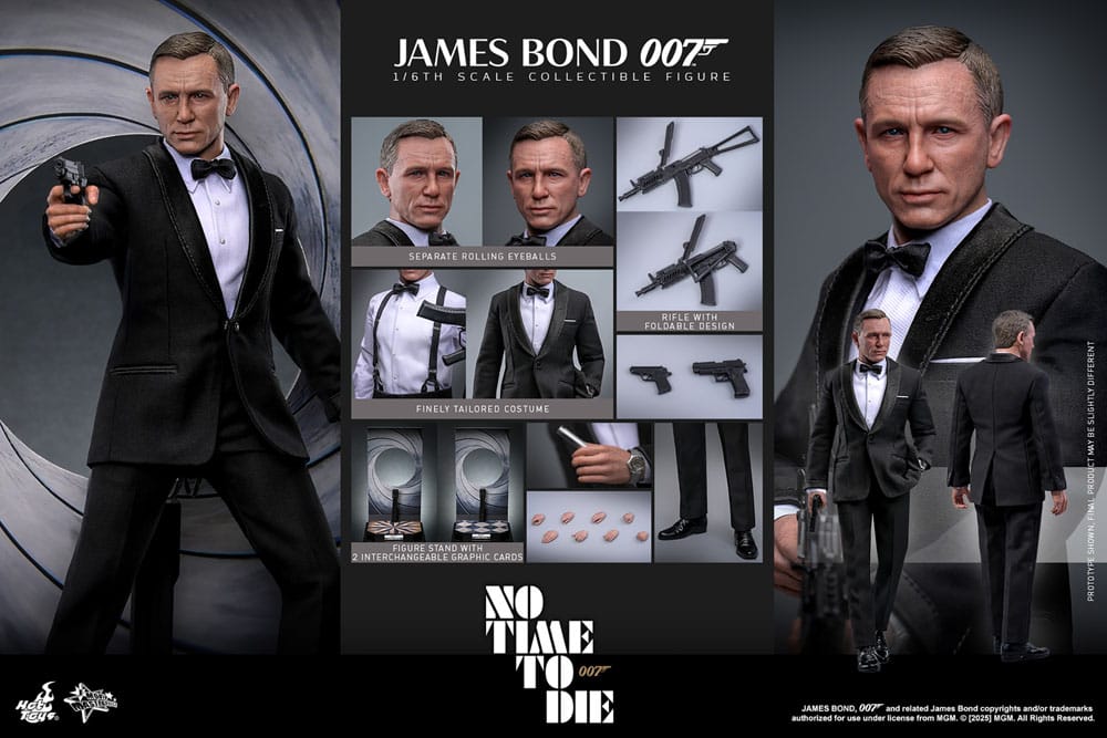 No Time to Die Movie Masterpiece Action Figure 1/6 James Bond 30 cm 4895228621597