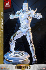 Iron Man 2 Movie Masterpiece Diecast Action Figure 1/6 Iron Man Mark IV (Sub-Zero Fractal Armor) Hot Toys Exclusive 33 cm 4895228622815