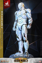 Iron Man 2 Movie Masterpiece Diecast Action Figure 1/6 Iron Man Mark IV (Sub-Zero Fractal Armor) Hot Toys Exclusive 33 cm 4895228622815