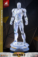 Iron Man 2 Movie Masterpiece Diecast Action Figure 1/6 Iron Man Mark IV (Sub-Zero Fractal Armor) Hot Toys Exclusive 33 cm 4895228622815