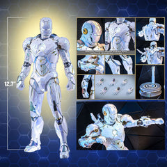 Iron Man 2 Movie Masterpiece Diecast Action Figure 1/6 Iron Man Mark IV (Sub-Zero Fractal Armor) Hot Toys Exclusive 33 cm 4895228622815
